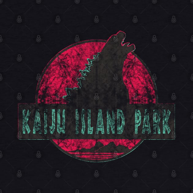 Kaiju Island Park (distressed) by Doc Multiverse Designs